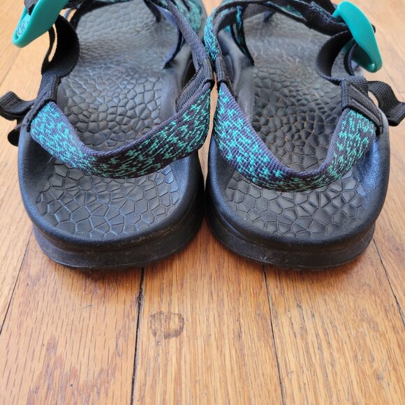 Chaco Womens Z/2 Classic Sport‎ Sandals Blue Black 10 Summer Hiking - Picture 6 of 7